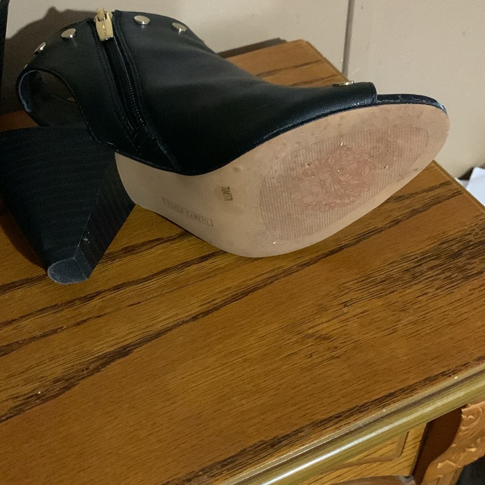 Vince Camuto Open Toe Booties, Size 7 1/2 But Fit… - image 7